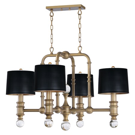 Maxim Saloon-Chandelier 22424CLWBR